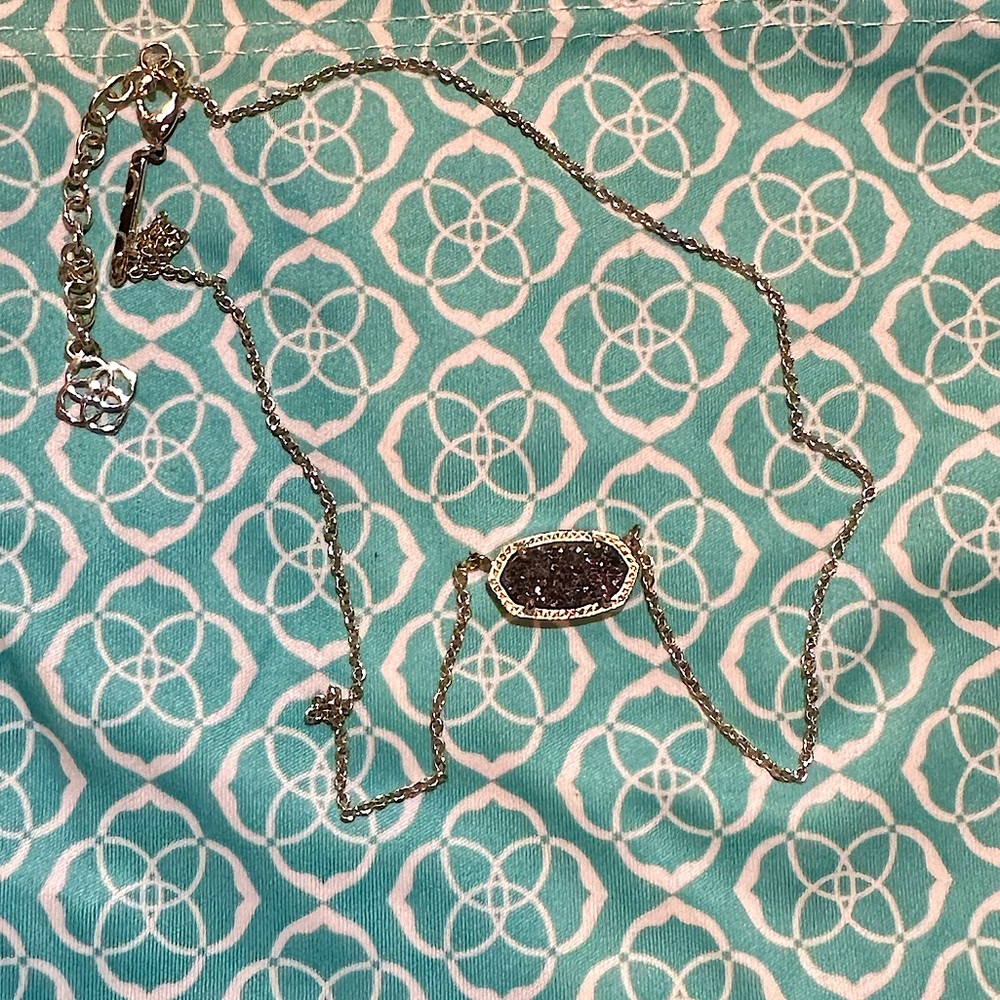 Rainbow Druzy Kendra Scott Necklace